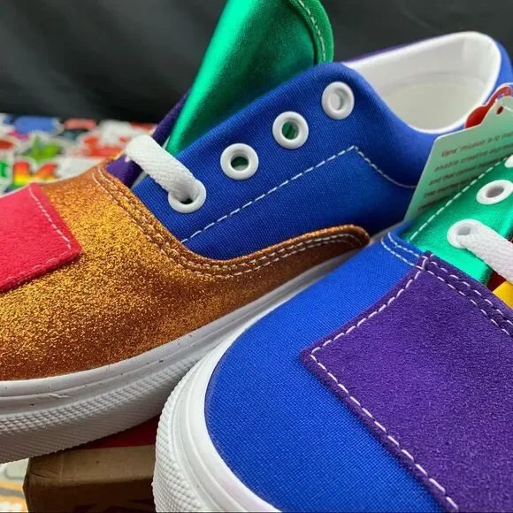 Vans Authentic Pride Patchwork 7 Women - Picture 9 of 12